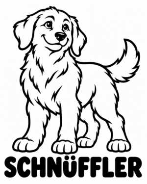 Fantasy-Family-Sticker – Schnüffler – ca. 12 × 15 cm