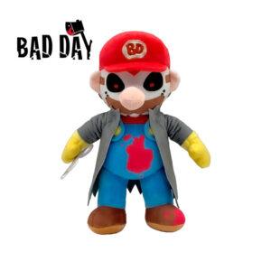 Bad Day Supermurder Plüschfigur vor weißem Hintergrund